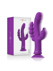 CASANOVA VIBRADOR RABBIT SILICONA TRIPLE MOTOR MORADO DE LA MARCA INTENSE FUN