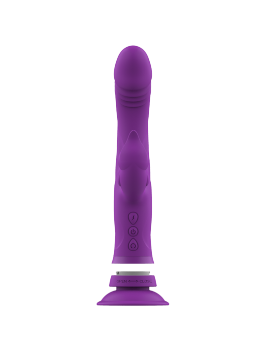 CASANOVA VIBRADOR RABBIT SILICONA TRIPLE MOTOR MORADO DE LA MARCA INTENSE FUN