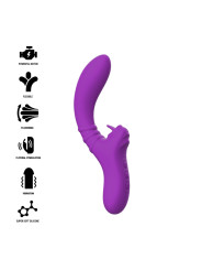 HARRY VIBRADOR FLEXIBLE CON LENGUA MORADO DE LA MARCA INTENSE FUN