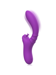 HARRY VIBRADOR FLEXIBLE CON LENGUA MORADO DE LA MARCA INTENSE FUN