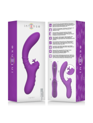 HARRY VIBRADOR FLEXIBLE CON LENGUA MORADO DE LA MARCA INTENSE FUN