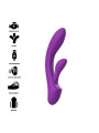 LUIGI VIBRADOR RABBIT SILICONA LIQUIDA MORADO DE LA MARCA INTENSE FUN