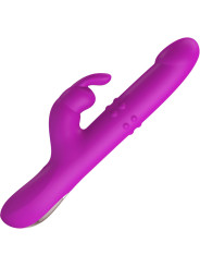 REESE VIBRADOR CON ROTACIÓN MORADO DE LA MARCA PRETTY LOVE