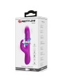 REESE VIBRADOR CON ROTACIÓN MORADO DE LA MARCA PRETTY LOVE