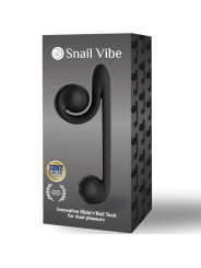 VIBRADOR MULTIACCION NEGRO DE LA MARCA SNAIL VIBE