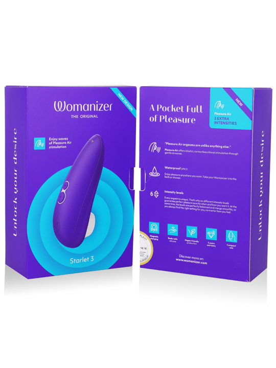 WOMANIZER - STARLET 3 ESTIMULADOR CLÍTORIS INDIGO DE LA MARCA WOMANIZER