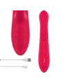 DUA VIBRADOR MULTIFUNCIÓN RECARGABLE UP & DOWN CON LENGUA ROJO DE LA MARCA INTENSE FUN