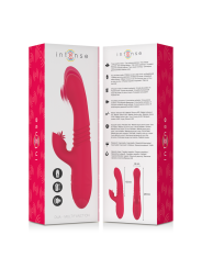 DUA VIBRADOR MULTIFUNCIÓN RECARGABLE UP & DOWN CON LENGUA ROJO DE LA MARCA INTENSE FUN