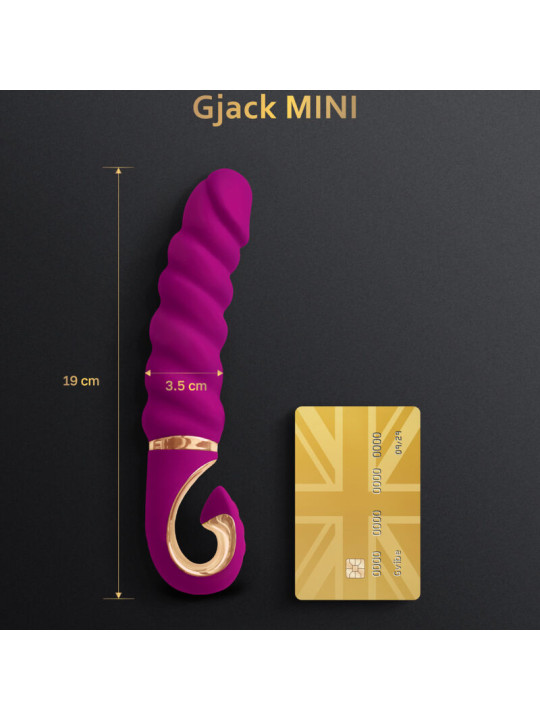 VIBE - GJACK MINI VIBRADOR SILICIONA MORADO DE LA MARCA G-VIBE