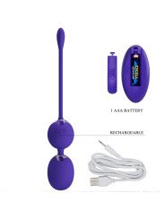 WILLIE YOUTH BOLAS CONTROL REMOTO & VIBRACION VIOLETA DE LA MARCA PRETTY LOVE LED