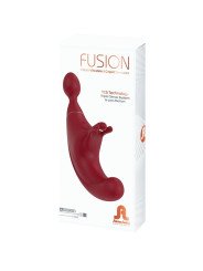 FUSION TRIPLE ESTIMULADOR CLITORIS & G-SPOT ROJO DE LA MARCA ADRIEN LASTIC