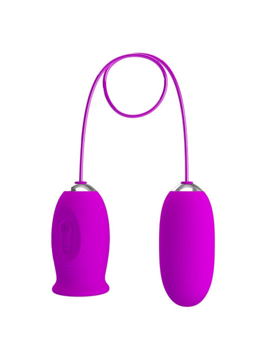 DAISY HUEVO DUAL VIBRADOR RECARGABLE MORADO DE LA MARCA PRETTY LOVE FLIRTATION