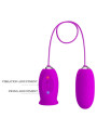 DAISY HUEVO DUAL VIBRADOR RECARGABLE MORADO DE LA MARCA PRETTY LOVE FLIRTATION