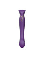 QUEEN SET PULSE WAVE CLIT STIM MORADO DE LA MARCA ZALO