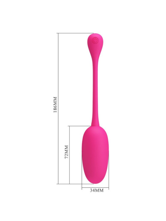 KNUCKER HUEVO VIBRADOR RECARGABLE ROSA DE LA MARCA PRETTY LOVE FLIRTATION