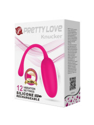 KNUCKER HUEVO VIBRADOR RECARGABLE ROSA DE LA MARCA PRETTY LOVE FLIRTATION