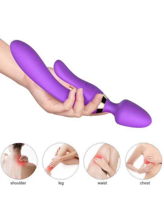 MASAJEADOR & VIBRADOR RABBIT VIOLETA DE LA MARCA ARMONY MASSAGERS