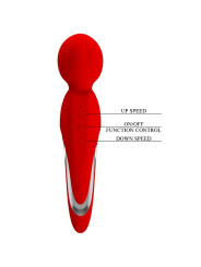 WALTER VIBRADOR WAND ROJO DE LA MARCA PRETTY LOVE FLIRTATION