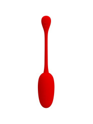 KNUCKER HUEVO VIBRADOR RECARGABLE ROJO DE LA MARCA PRETTY LOVE FLIRTATION