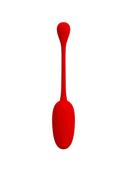 KNUCKER HUEVO VIBRADOR RECARGABLE ROJO DE LA MARCA PRETTY LOVE FLIRTATION