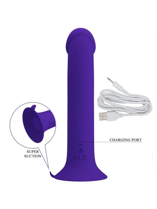 MURRAY YOUTH DILDO VIBRADOR & RECARGABLE VIOLETA DE LA MARCA PRETTY LOVE LED