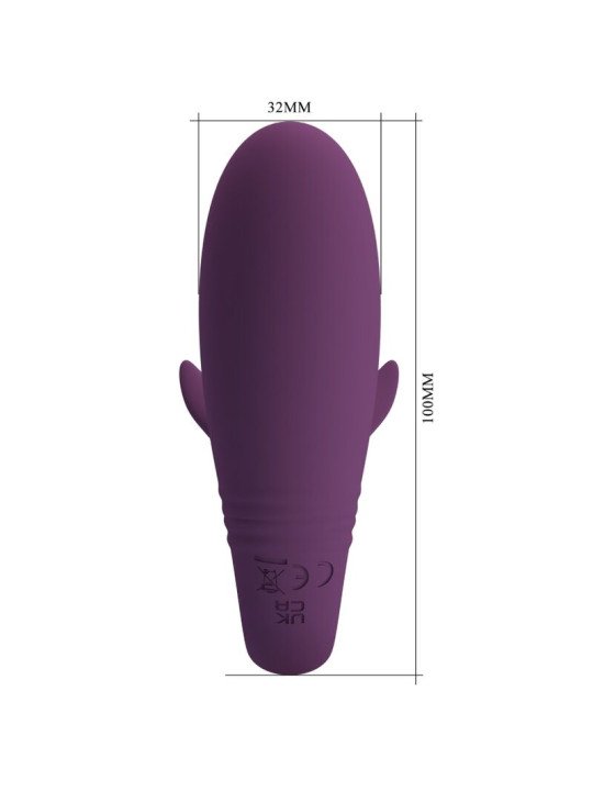 JAYLEEN VIBRADOR APP CONTROL REMOTO LILA DE LA MARCA PRETTY LOVE LED