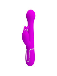 DEJON VIBRADOR RABBIT 3 EN 1 MULTIFUNCIÓN VIOLETA DE LA MARCA PRETTY LOVE FLIRTATION