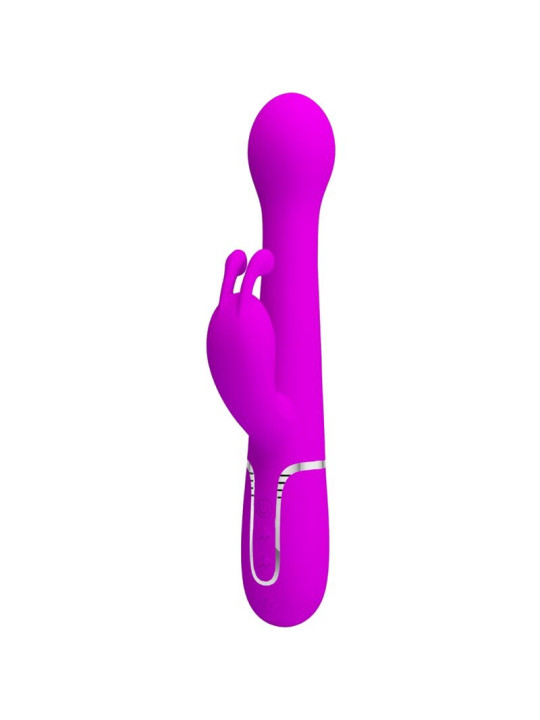 DEJON VIBRADOR RABBIT 3 EN 1 MULTIFUNCIÓN VIOLETA DE LA MARCA PRETTY LOVE FLIRTATION