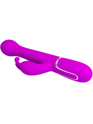 DEJON VIBRADOR RABBIT 3 EN 1 MULTIFUNCIÓN VIOLETA DE LA MARCA PRETTY LOVE FLIRTATION