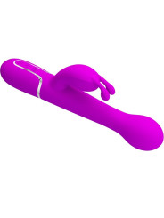 DEJON VIBRADOR RABBIT 3 EN 1 MULTIFUNCIÓN VIOLETA DE LA MARCA PRETTY LOVE FLIRTATION