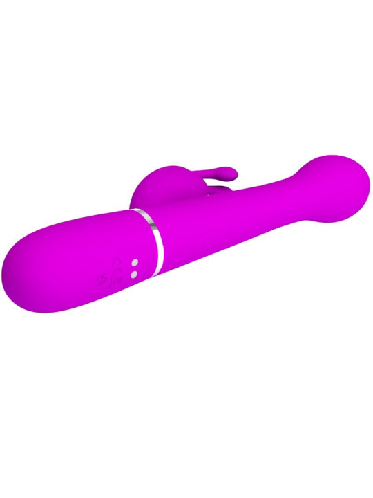 DEJON VIBRADOR RABBIT 3 EN 1 MULTIFUNCIÓN VIOLETA DE LA MARCA PRETTY LOVE FLIRTATION