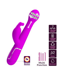 DEJON VIBRADOR RABBIT 3 EN 1 MULTIFUNCIÓN VIOLETA DE LA MARCA PRETTY LOVE FLIRTATION