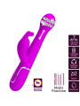 DEJON VIBRADOR RABBIT 3 EN 1 MULTIFUNCIÓN VIOLETA DE LA MARCA PRETTY LOVE FLIRTATION