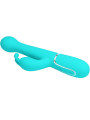 DEJON VIBRADOR RABBIT 3 EN 1 MULTIFUNCIÓN VERDE AGUA DE LA MARCA PRETTY LOVE FLIRTATION