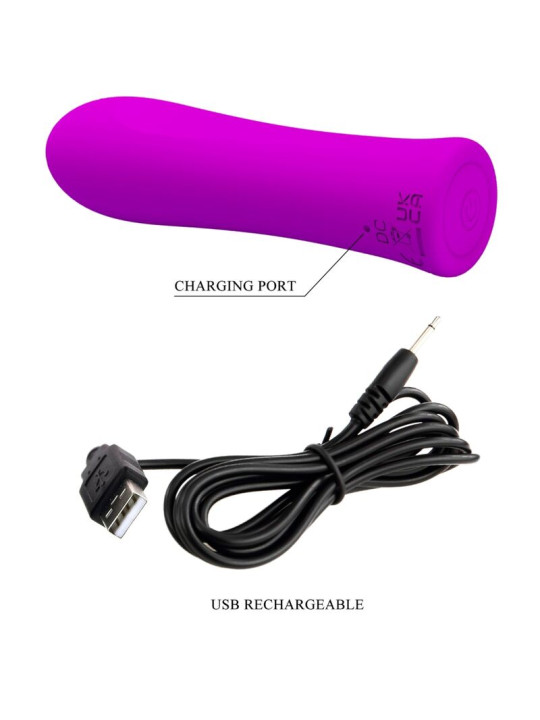 ALFREDA VIBRADOR SUPER POWER VIOLETA DE LA MARCA PRETTY LOVE FLIRTATION