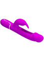 KAMPAS VIBRADOR RABBIT 3 EN 1 MULTIFUNCIÓN CON LENGUA VIOLETA DE LA MARCA PRETTY LOVE FLIRTATION