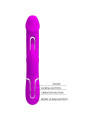 KAMPAS VIBRADOR RABBIT 3 EN 1 MULTIFUNCIÓN CON LENGUA VIOLETA DE LA MARCA PRETTY LOVE FLIRTATION