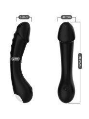 ARMONY - DILDO VIBRADOR PUNTO G SILICONA NEGRO DE LA MARCA ARMONY VIBRATORS