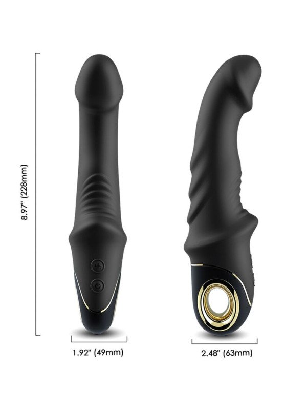 JOYBLADE DILDO VIBRADOR ROTADOR NEGRO DE LA MARCA ARMONY VIBRATORS