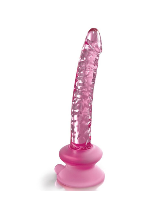 N. 86 DILDO VIDRIO CON VENTOSA DE LA MARCA ICICLES