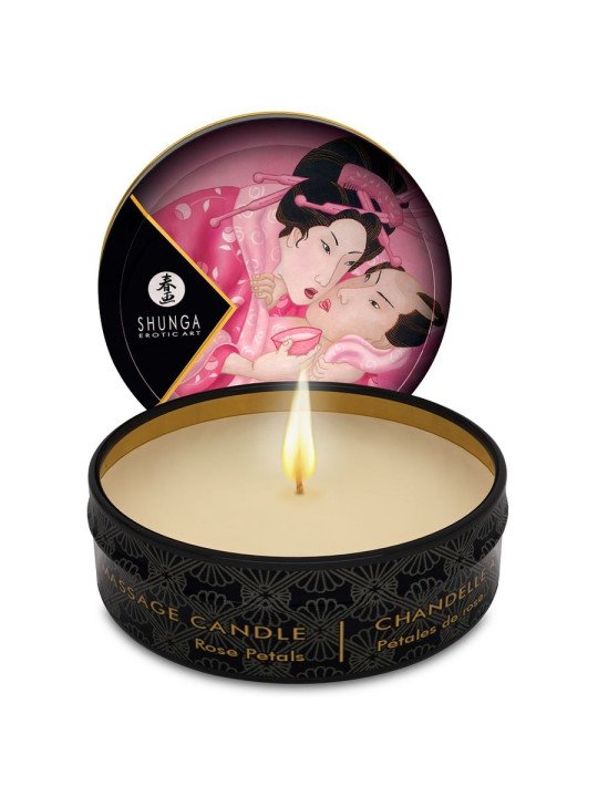 MINI CARESS BY CANDELIGHT VELA MASAJE ROSAS 30 ML DE LA MARCA SHUNGA CANDLES