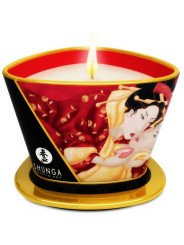 MINI CARESS BY CANDELIGHT VELA MASAJE FRESAS Y CAVA 170 ML DE LA MARCA SHUNGA CANDLES