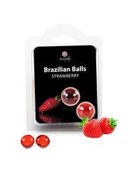 BRAZILIAN BALLS FRESAS SET 2 BOLAS DE LA MARCA SECRETPLAY COSMETIC