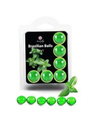 SET 6 BRAZILIANS BALLS MENTA DE LA MARCA SECRETPLAY COSMETIC