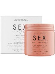 ORGASM GLOW COMPLEMENTO ALIMENTICIO 60 CAPSULAS DE LA MARCA BIJOUX AU NATUREL