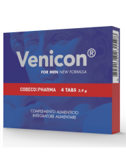 VENICON COMPLEMENTO ALIMENTICIO MASCULINO 4 CAPS DE LA MARCA COBECO PHARMA