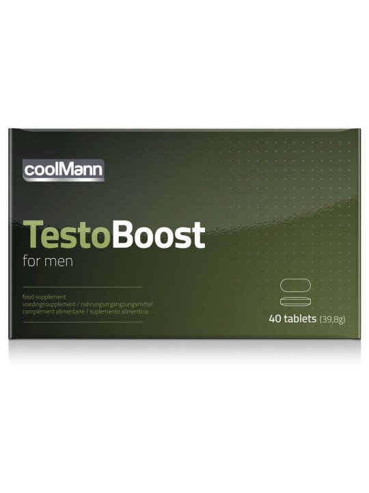 COOLMANN TESTO BOOST POTENCIADOR CON TRIBULUS TERRESTRIS 40 TABS DE LA MARCA COBECO PHARMA