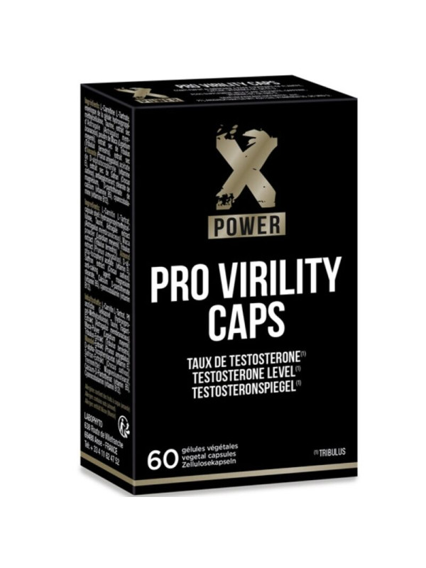 PRO VIRILITY CAPSULAS VITALIDAD Y VIRILIDAD 60 UNIDADES DE LA MARCA XPOWER