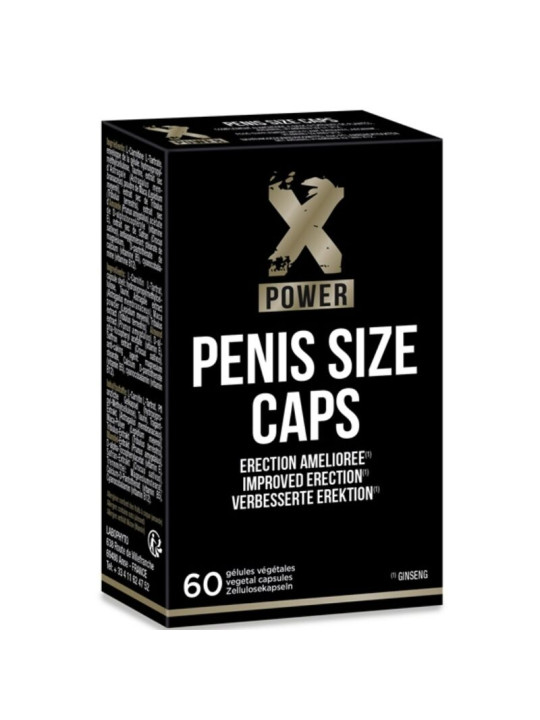 PENIS SIZE CAPS MEJORA DE LA ERECCIÓN 60 CAP DE LA MARCA XPOWER