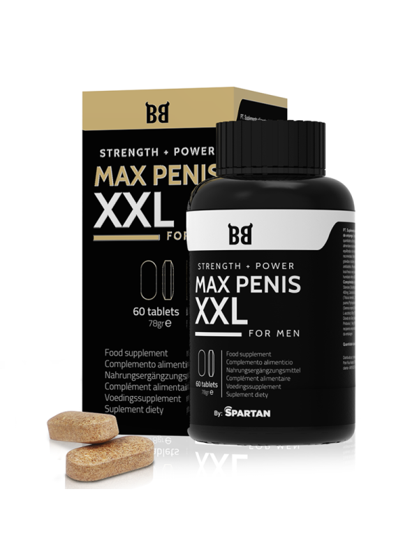 MAX PENIS XXL AUMENTO PENE 60 CÁPSULAS DE LA MARCA BLACK BULL